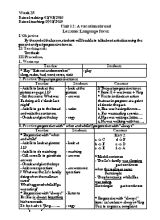 Giáo án Tiếng Anh Lớp 8 - Tuần 28